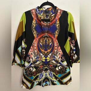 YASB Multi Colored Paisley Tunic Sz Small NWT